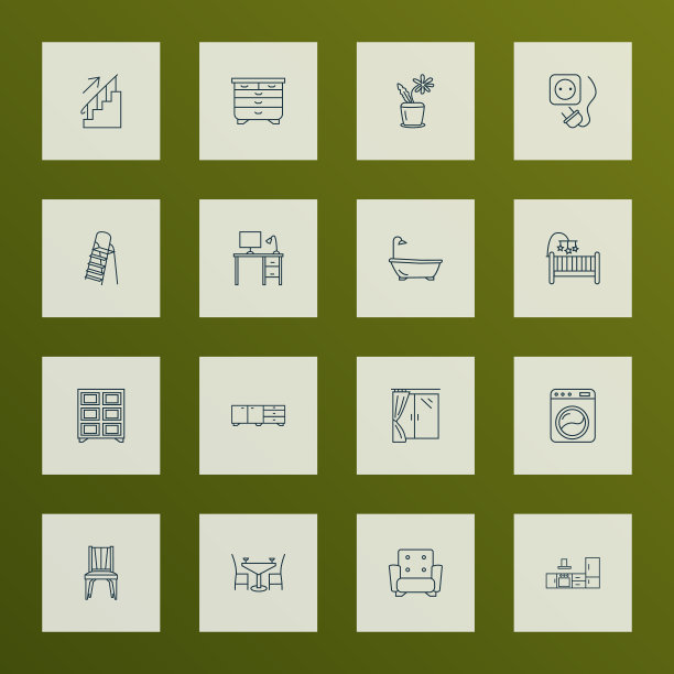 内饰图标线条样式设置与洗衣机图片下载