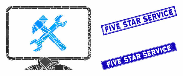 桌面设置马赛克和遇险矩形图片下载