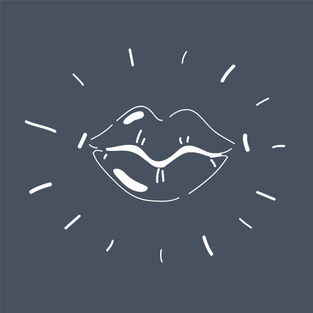 女性嘴唇的形象图片下载