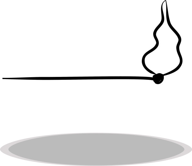 火图标手绘点火轮廓图片下载