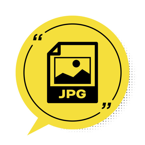 黑色JPG文件文件下载图像按钮图片下载