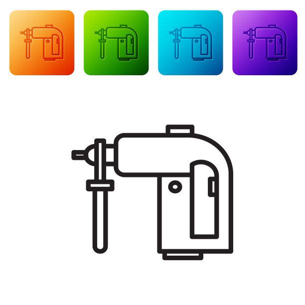 黑线电动旋转锤钻图片下载