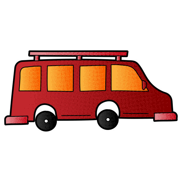 汽车矢量手绘设计图片下载