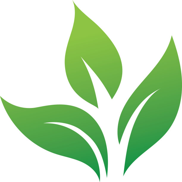 标志绿色树叶生态图片下载