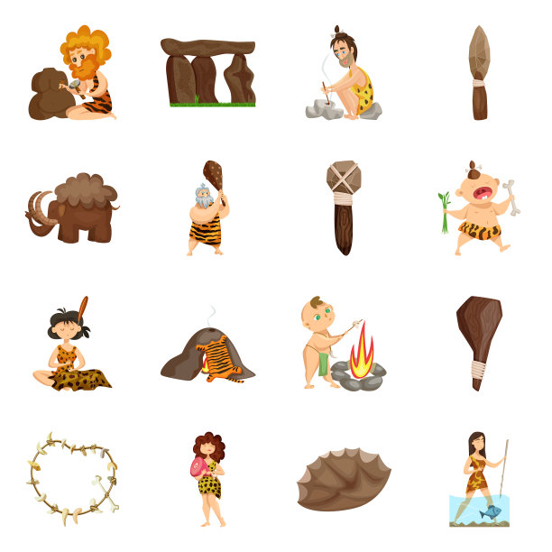 孤立物古时标志套的图片下载