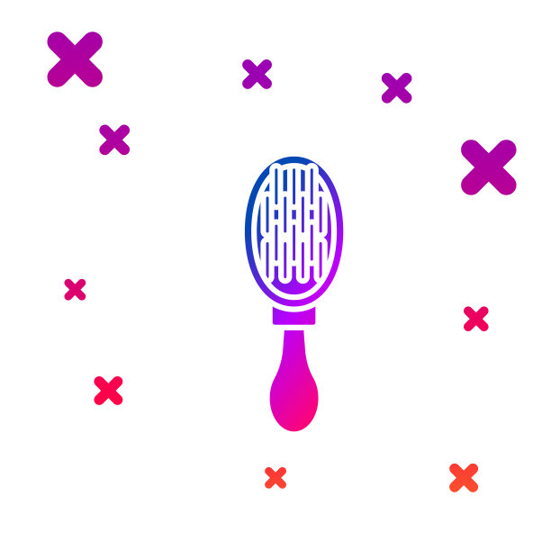 颜色毛刷为狗和猫图标隔离上图片下载