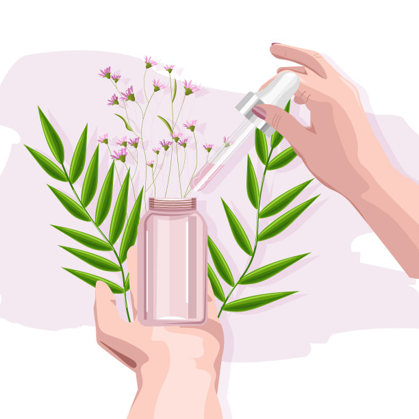 有机化妆品网站模板图片下载