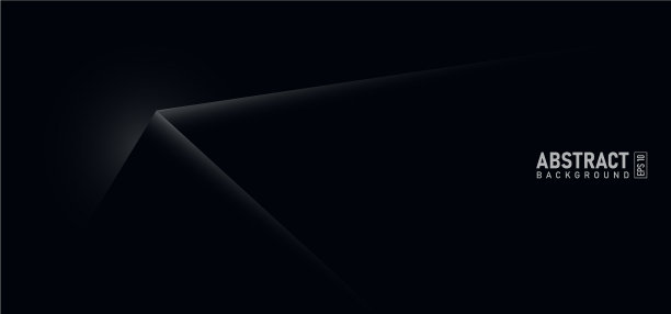抽象的黑色三角形角盒背景图片下载