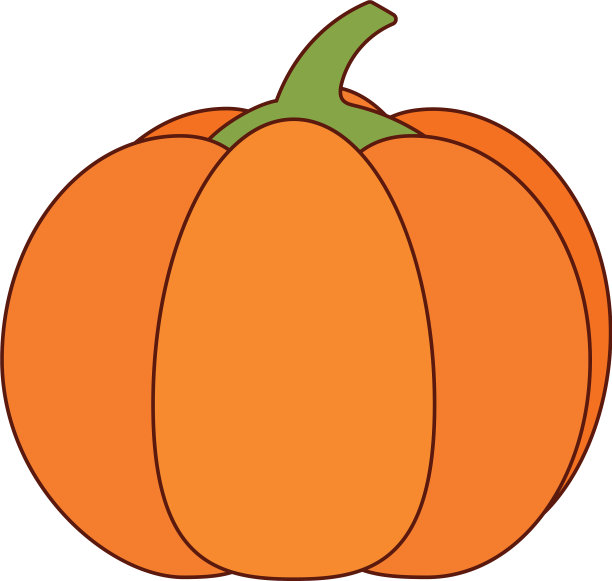 孤立南瓜果设计图片下载