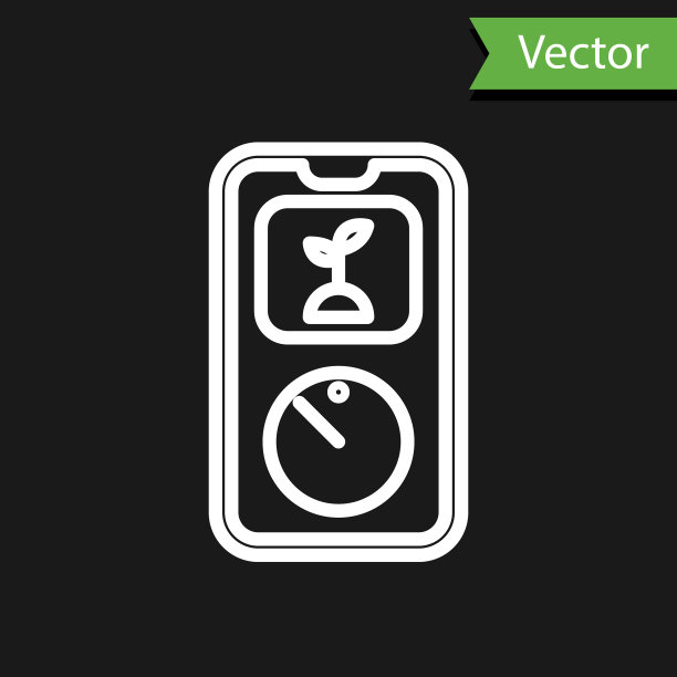 白线智能农场计时器技术图片下载