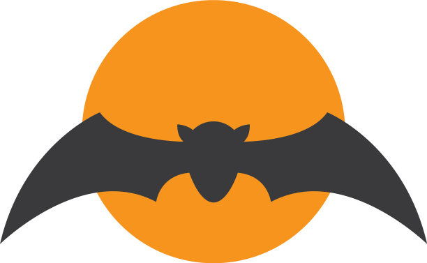 蝙蝠不着色标志图片下载