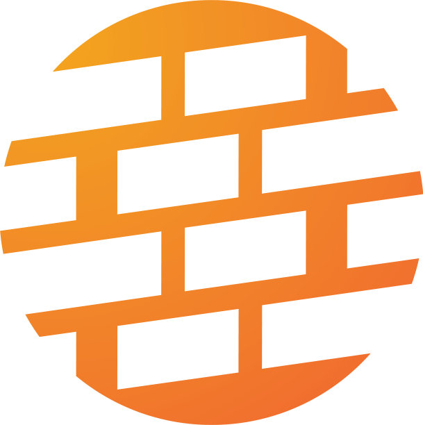 砖墙的标志图片下载