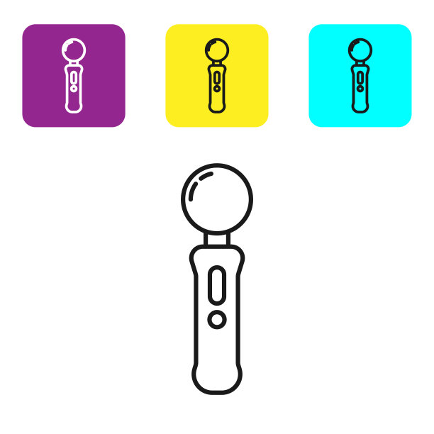 手柄图标上黑线隔离为白色图片下载