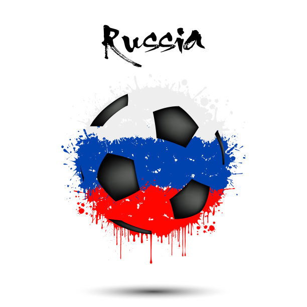 足球的颜色，俄罗斯国旗图片下载