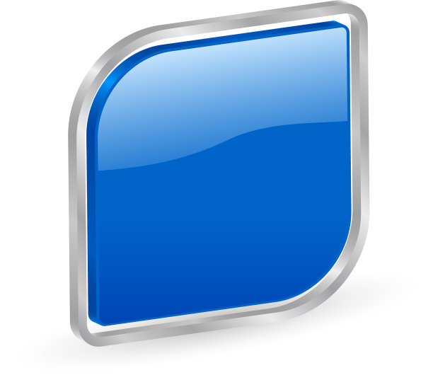 3d蓝色形状图标图片下载