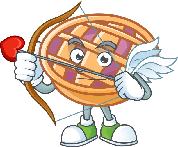 丘比特紫色甜派，感恩节用烤制图片下载