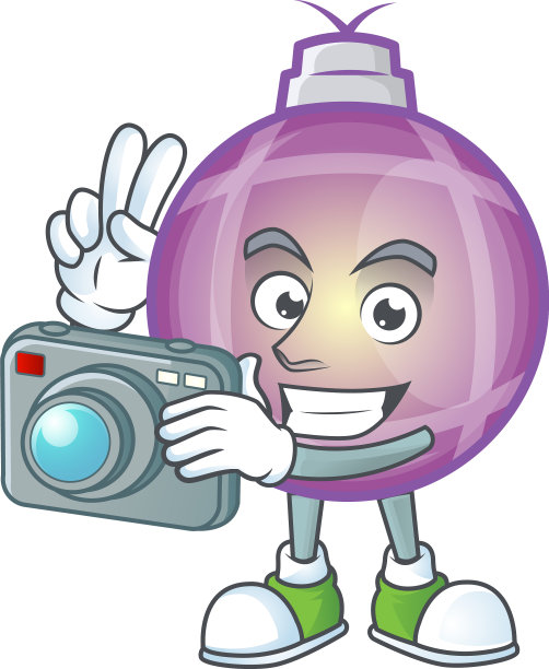 黄色圣诞球作为职业图片下载