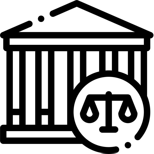 法院法律和判决图标图片下载