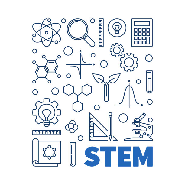 干概念大纲蓝色或图片下载