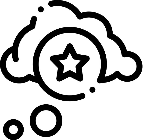 星星奖励云图标轮廓图片下载
