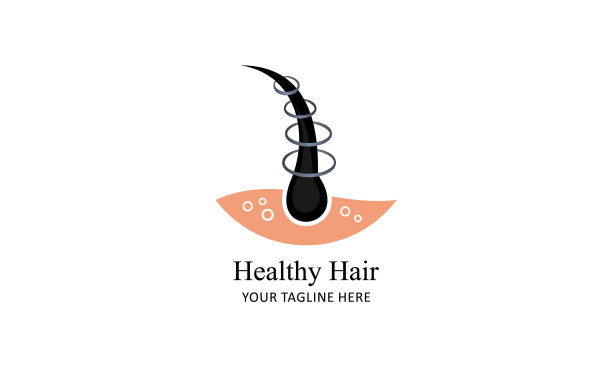 头发治疗标志脱毛标志图片下载