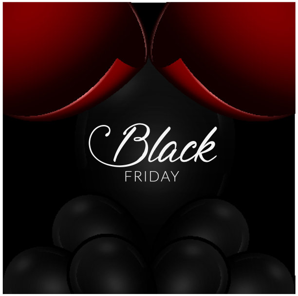 优雅的黑色星期五海报图片下载