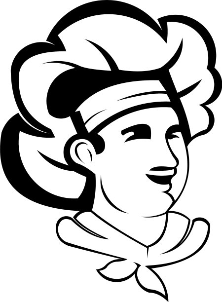 厨师标志设计图片下载