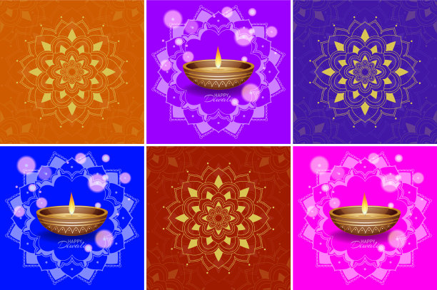 背景模板与曼荼罗设计图片下载