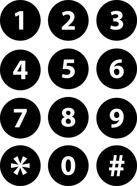 数字设置圈按钮图标图片下载