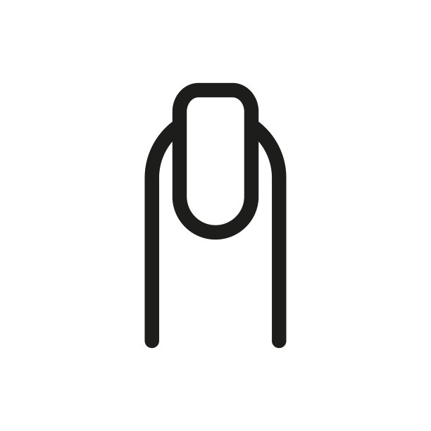 指甲图标简单线性图片下载