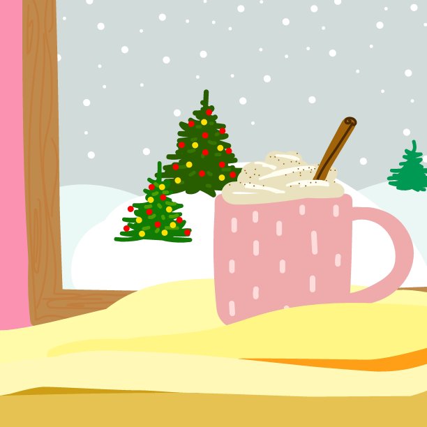 舒适斯堪的纳维亚矢量图图片下载