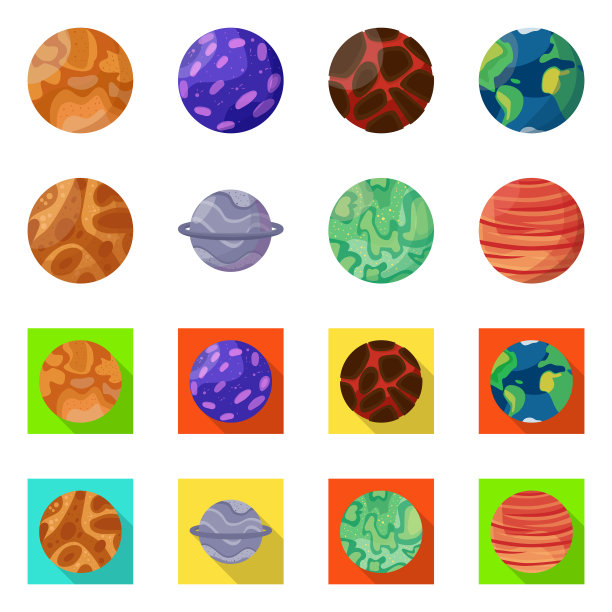 设计星系和轨道符号图片下载