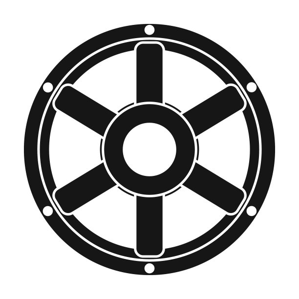 车轮推车图标黑色图标图片下载