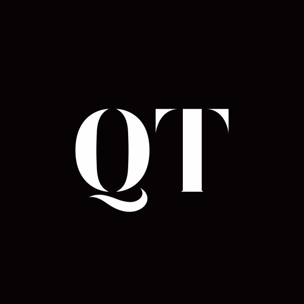 Qt标识字母初始标识设计模板图片下载