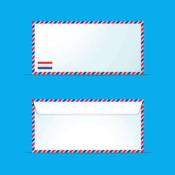 航空邮件的信封图片下载