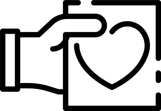 手保护图标轮廓样式图片下载