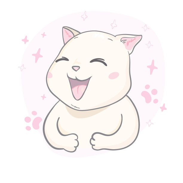 可爱的猫设计儿童的学校书籍和图片下载