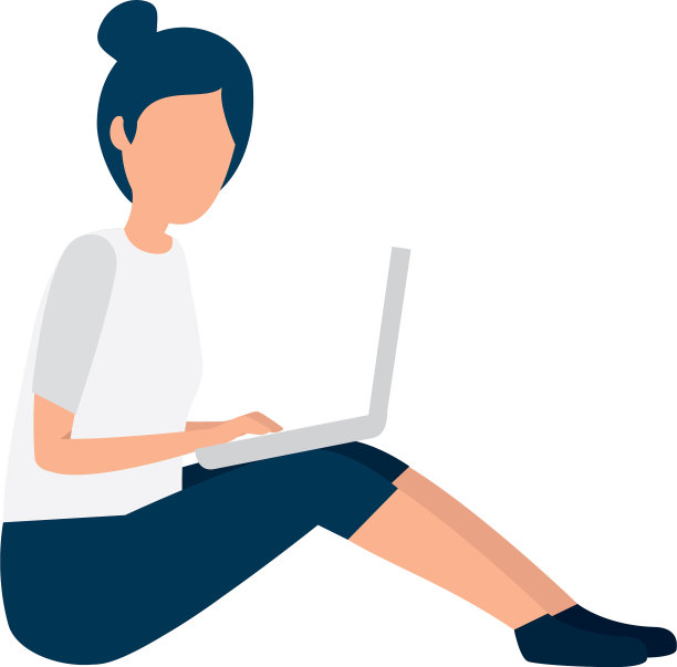 孤立的商业女性头像设计图片下载