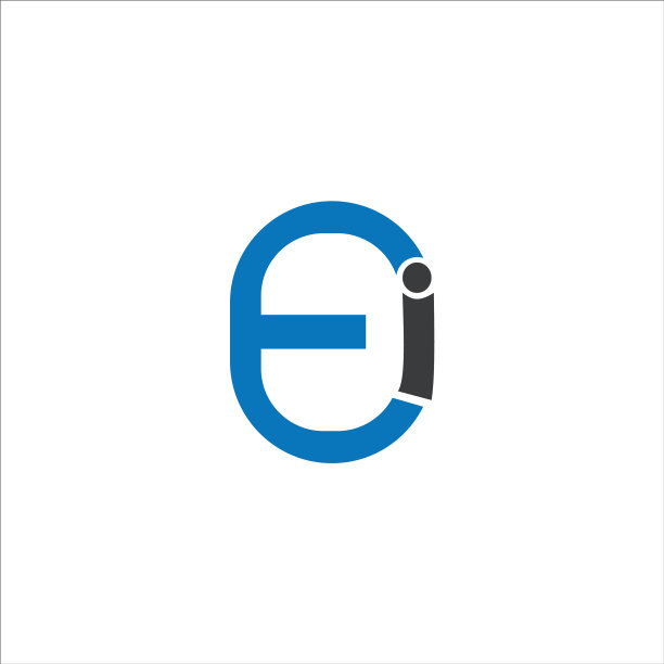 字母EI或IE的logo设计模板图片下载
