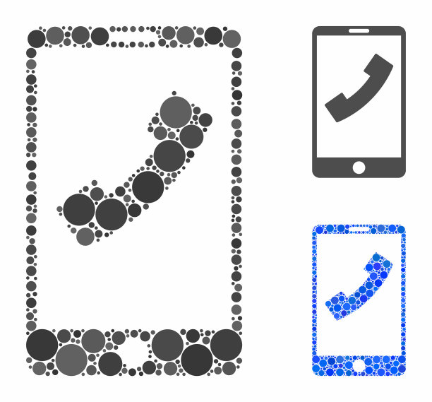 手机马赛克图标圆点图片下载