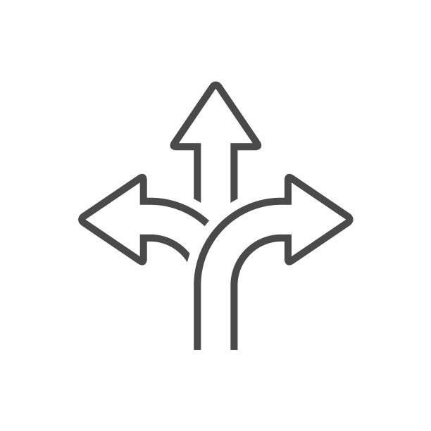 三向箭头图标图片下载