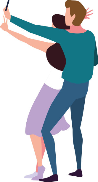 情侣相爱，男人和女人表达爱意图片下载