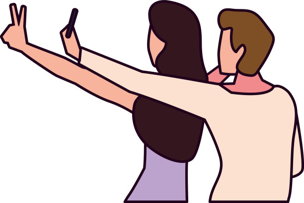 情侣相爱，男人和女人表达爱意图片下载