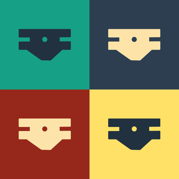 彩色吸湿尿布图标隔离颜色图片下载