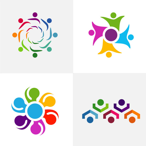 社区LOGO设计灵感模板图片下载