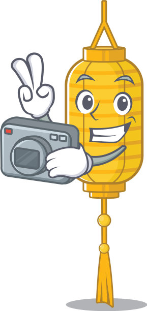 一盏挂卡通的专业摄影师灯图片下载