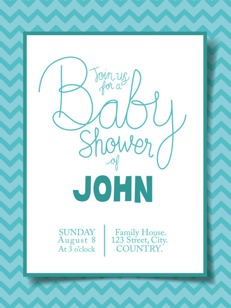 bashower邀请设计图片下载