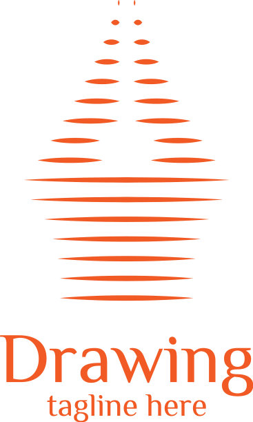 钢笔概念标志图标符号设计模板图片下载