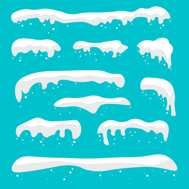 雪堆集雪帽收集冬天图片下载