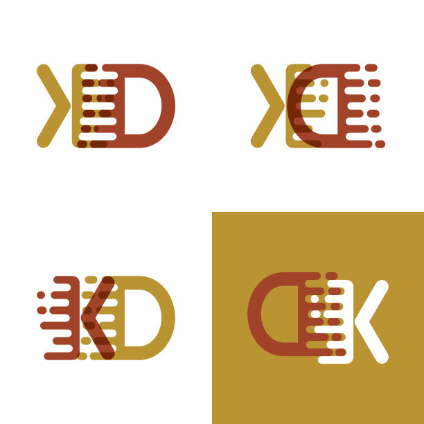 Kd字母标志与口音速度在浅棕色图片下载